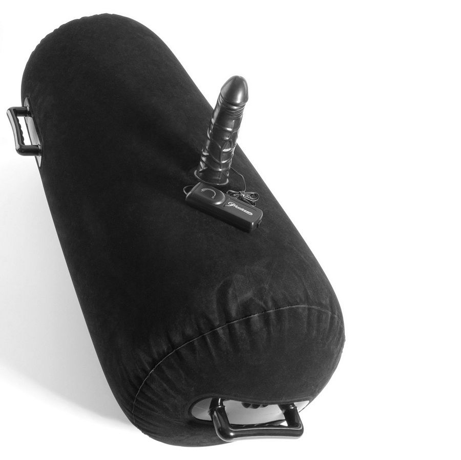 Fetish Fantasy Luv Log cuscino gonfiabile vibrante con dildo