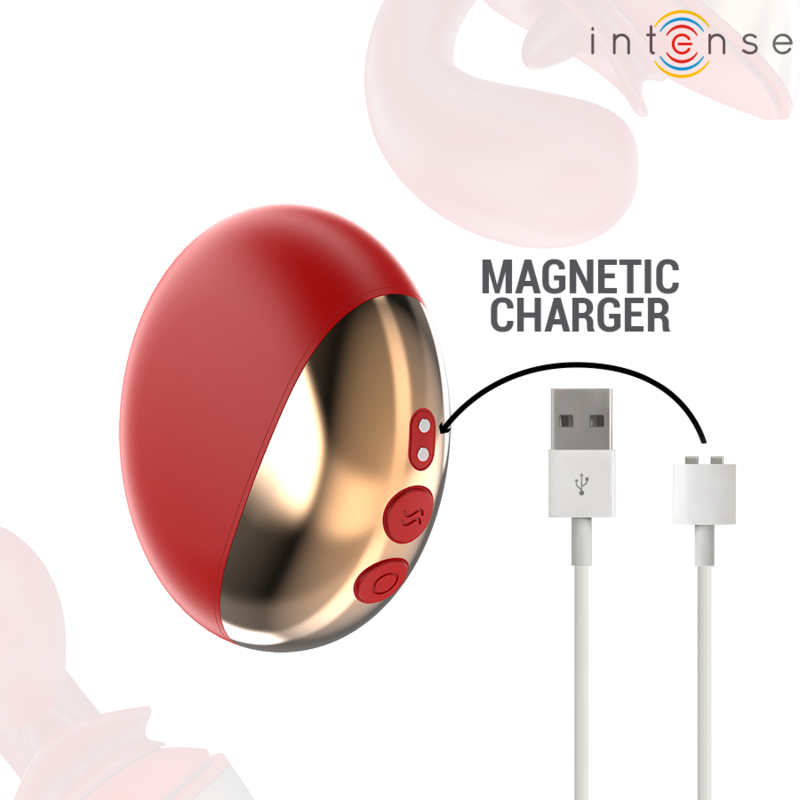 Intense Mariah Rosso vibratore punto G silicone silenzioso