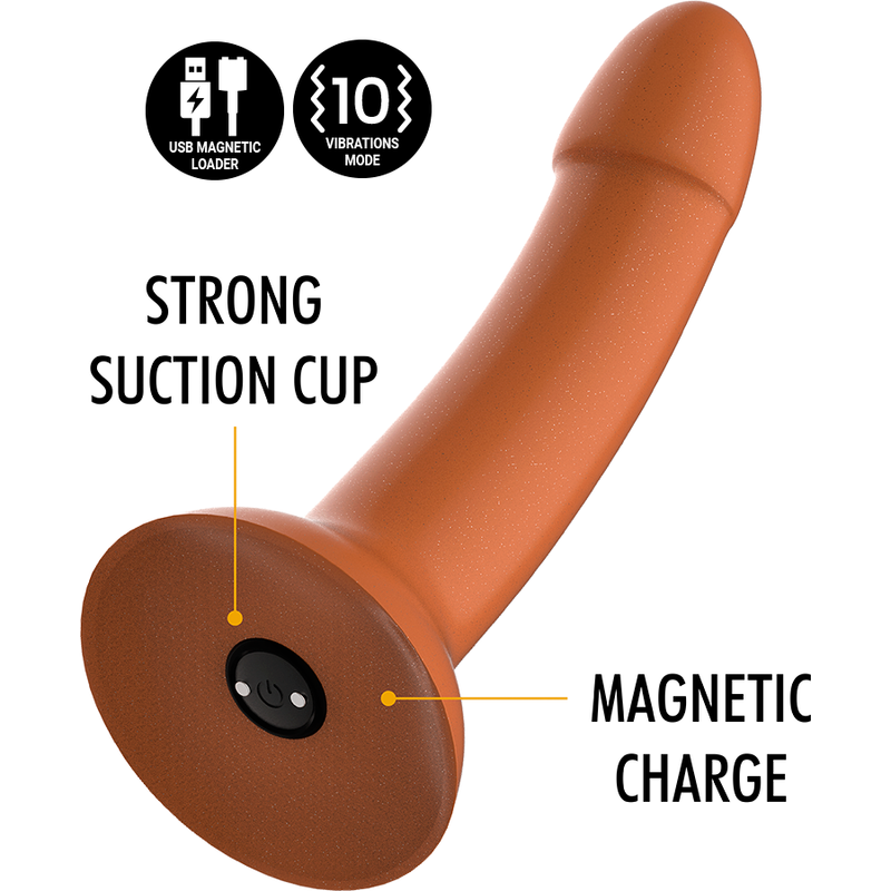Mythology Rune Royal M dildo vibrante dorato imbracatura