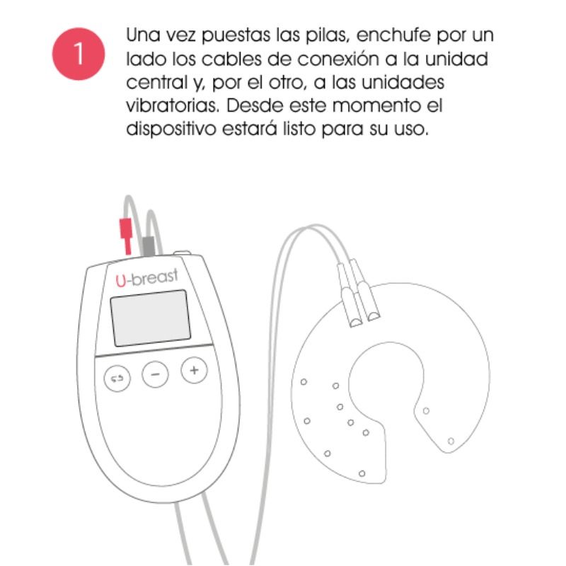 500 Cosmetics U-Breast elettrostimolatore seno con gel