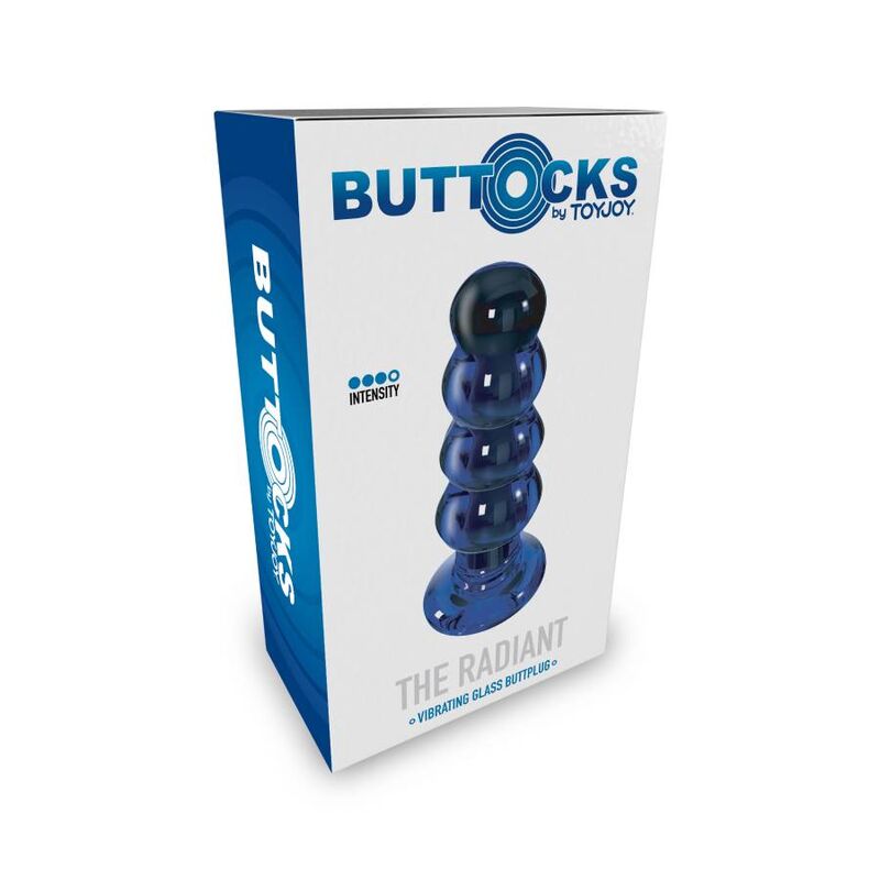 ToyJoy Buttocks Radiant plug anale in vetro vibrante