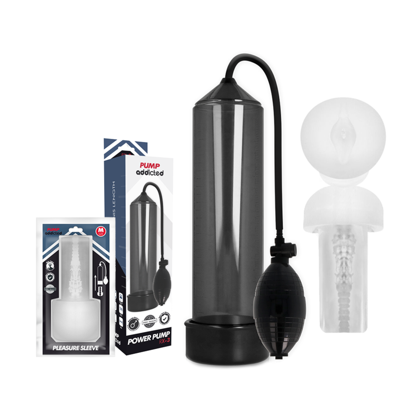 Pump Addicted RX3 Nero pompa pene vacuum silicone