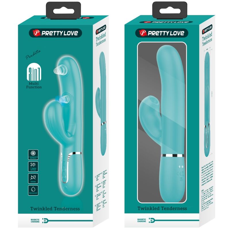Pretty Love Perlita rabbit vibratore verde acqua