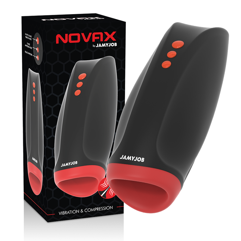 Jamyjob Novax masturbatore maschile vibrante 6 aspirazione
