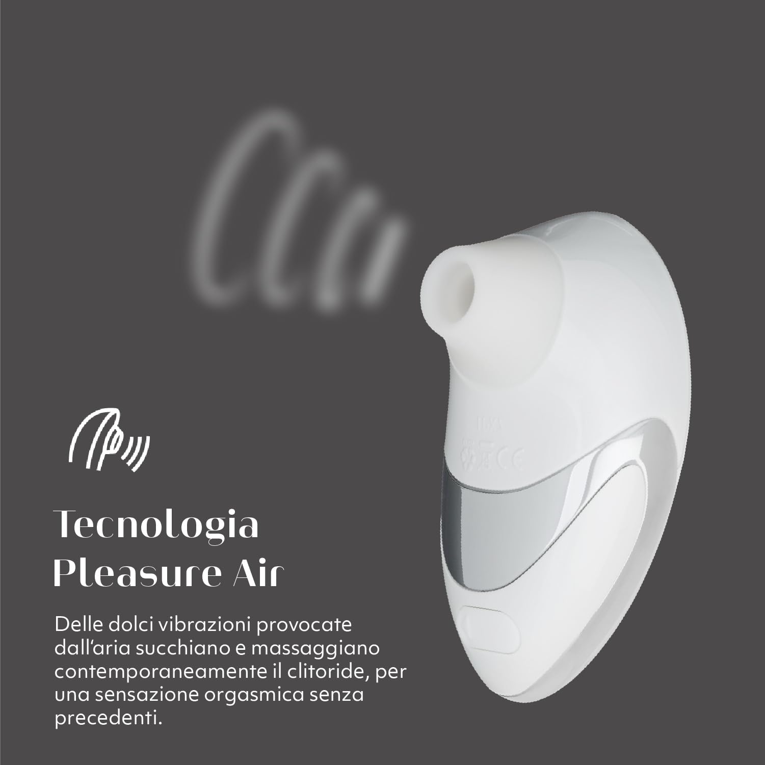 Womanizer W500 succhiatore clitorideo bianco 12 intensità