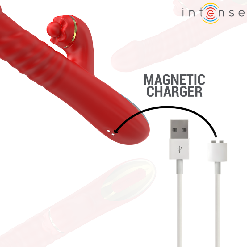 Frutille Intense Thalia vibratore thrusting rosso