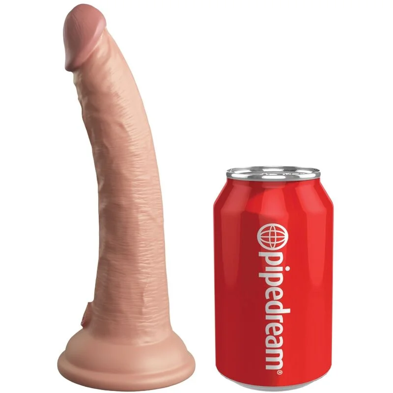 King Cock Elite dildo vibrante con telecomando 17,8 cm