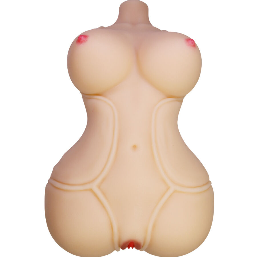 Crazy Bull Diana torso masturbatore TPR 5 kg 2 ingressi