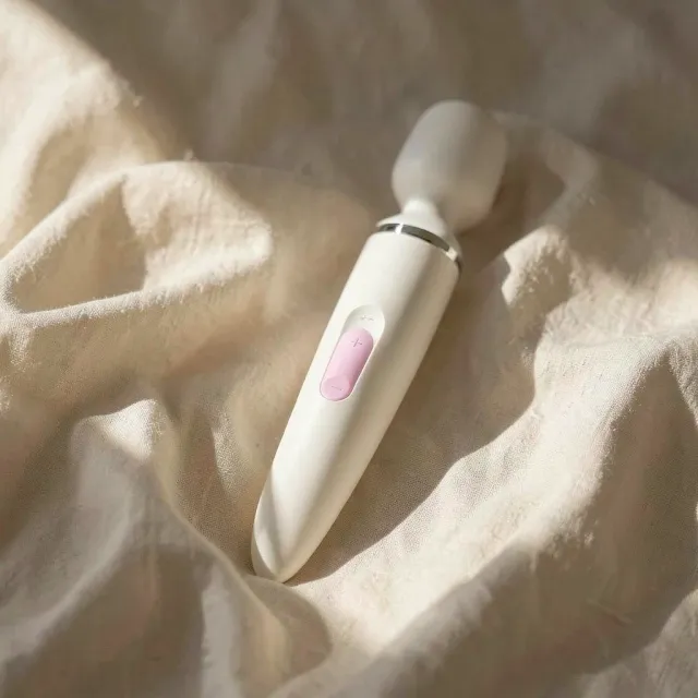 Satisfyer Wand-er Woman Vibratore Wand Bianco Silenzioso