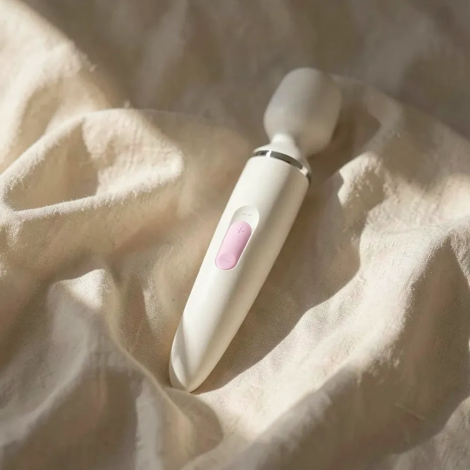 Satisfyer Wand-er Woman Vibratore Wand Bianco Silenzioso