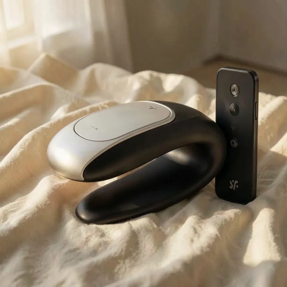 Satisfyer Double Fun vibratore coppia nero app