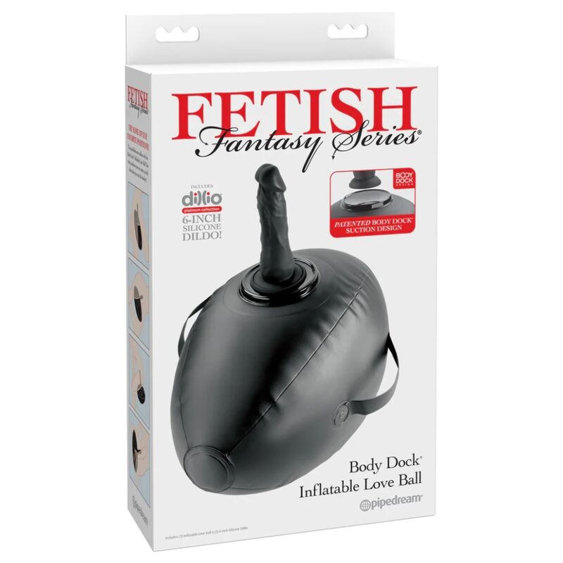 Fetish Fantasy Body Dock Mini sedia gonfiabile nera
