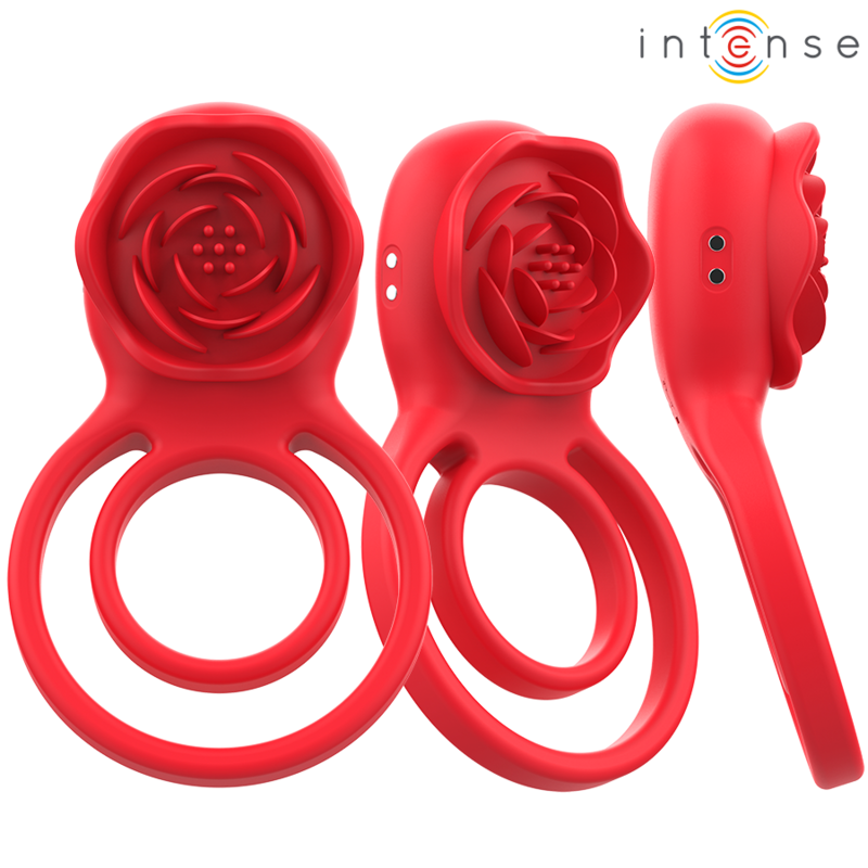 Intense Gail Rosa Rossa Stimolatore Coppia Telecomando