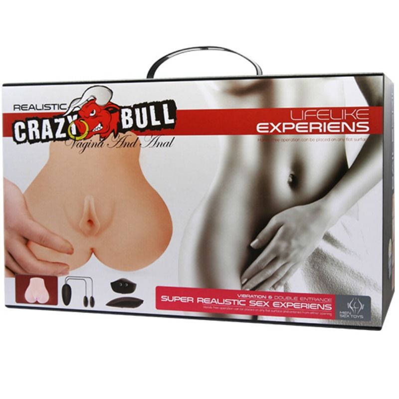 Crazy Bull busto realistico posizione 7 vibrante telecomando
