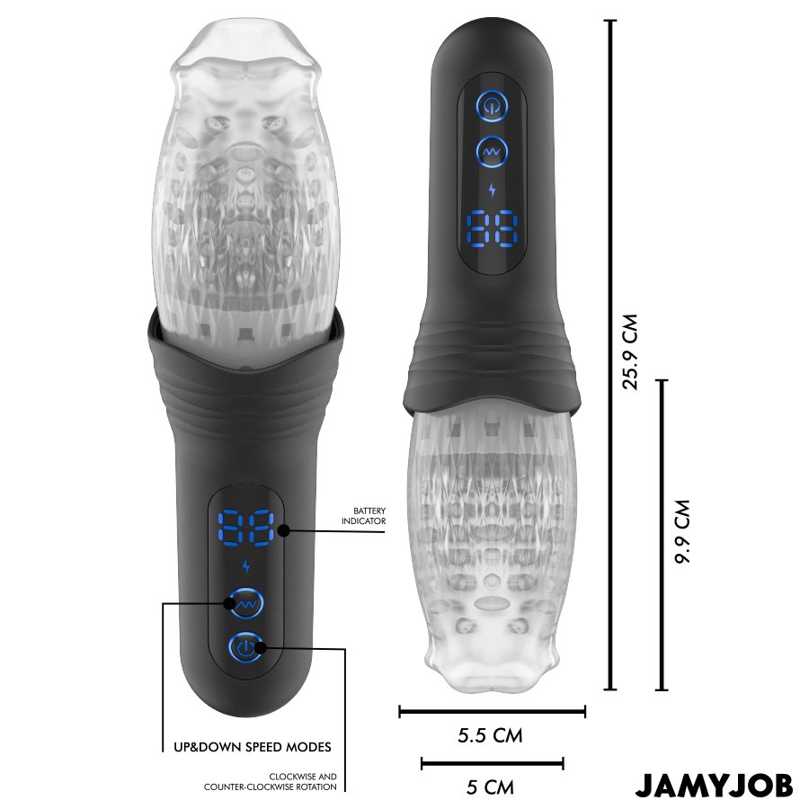 Jamyjob Blow-R masturbatore rotante bocca