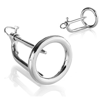 Metal Hard anello glande con plug uretrale acciaio