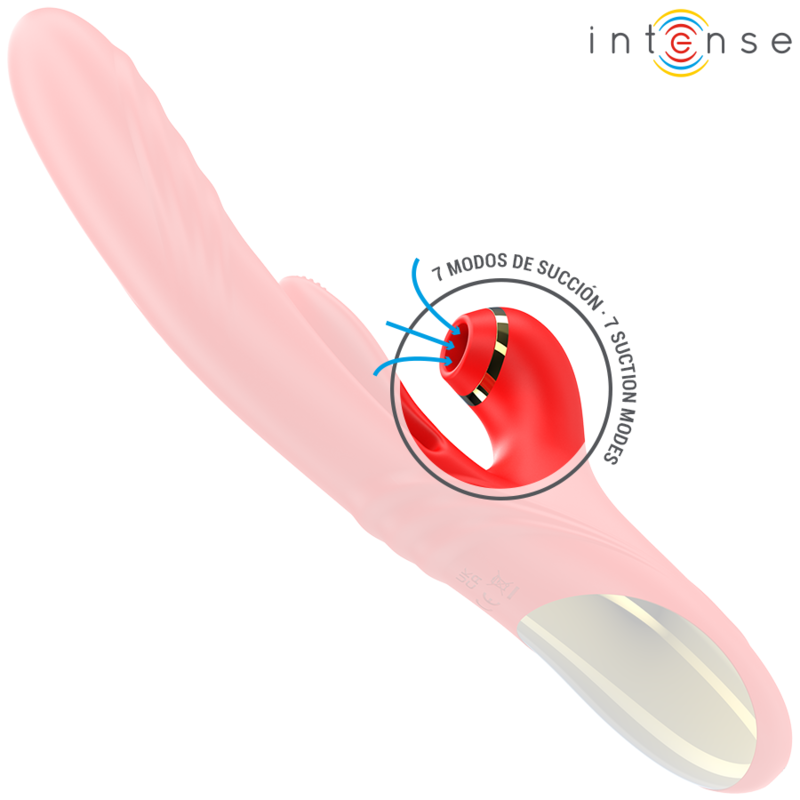 Intense Karol Rosso vibratore spinta e aspirazione