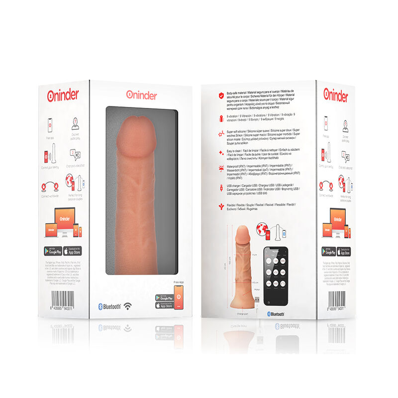 Oninder Bogotá Grande dildo vibrante app 22 cm