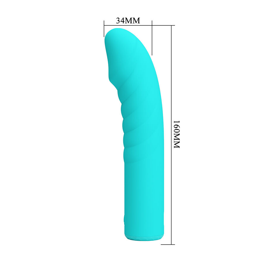 Pretty Love Rylan Extreme vibratore punto G silicone azzurro
