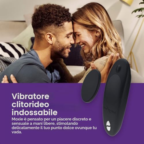 We-Vibe Moxie vibratore indossabile nero con telecomando