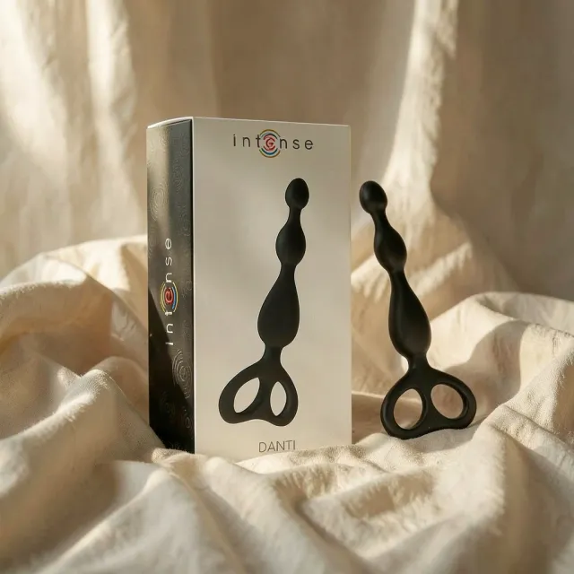 Intense Danti Nero plug anale silicone morbido