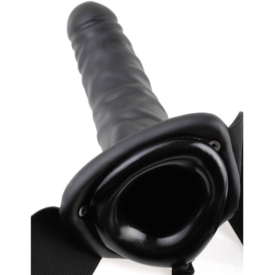 Fetish Fantasy Strap-on Cavo Vibrante Nero 19 cm