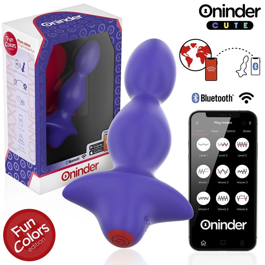 ONINDER CUTE Love Butt plug anale vibrante con app