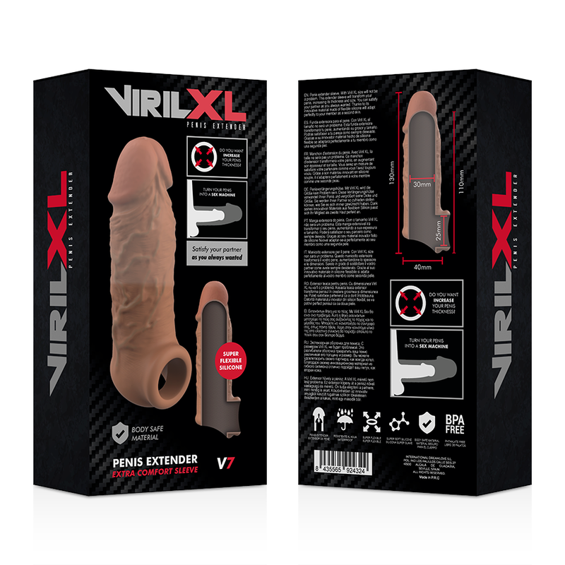 VirilXL V7 guaina peniena marrone con cinghia