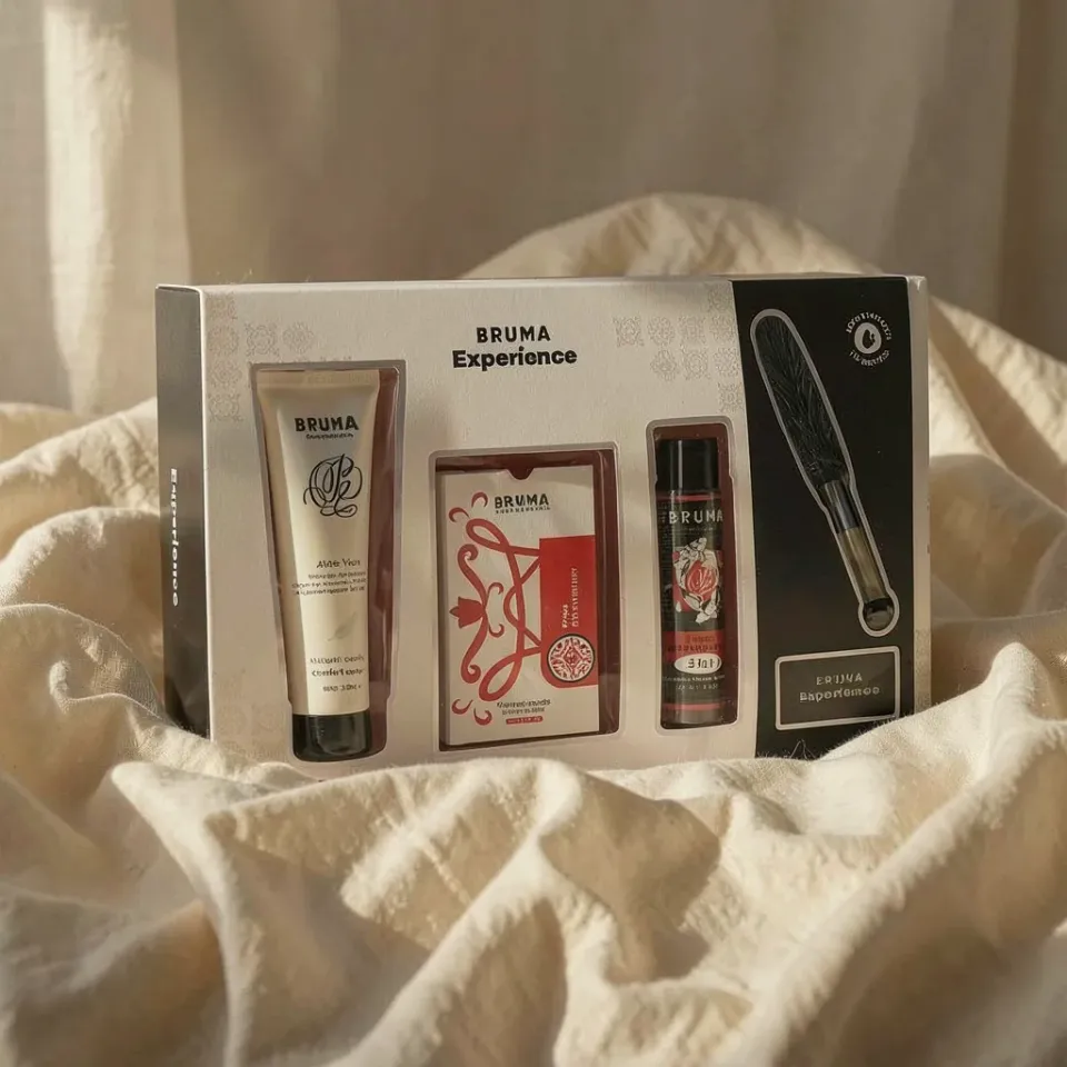 Bruma Xperience Fragola kit vibrante massaggio e lubrificante