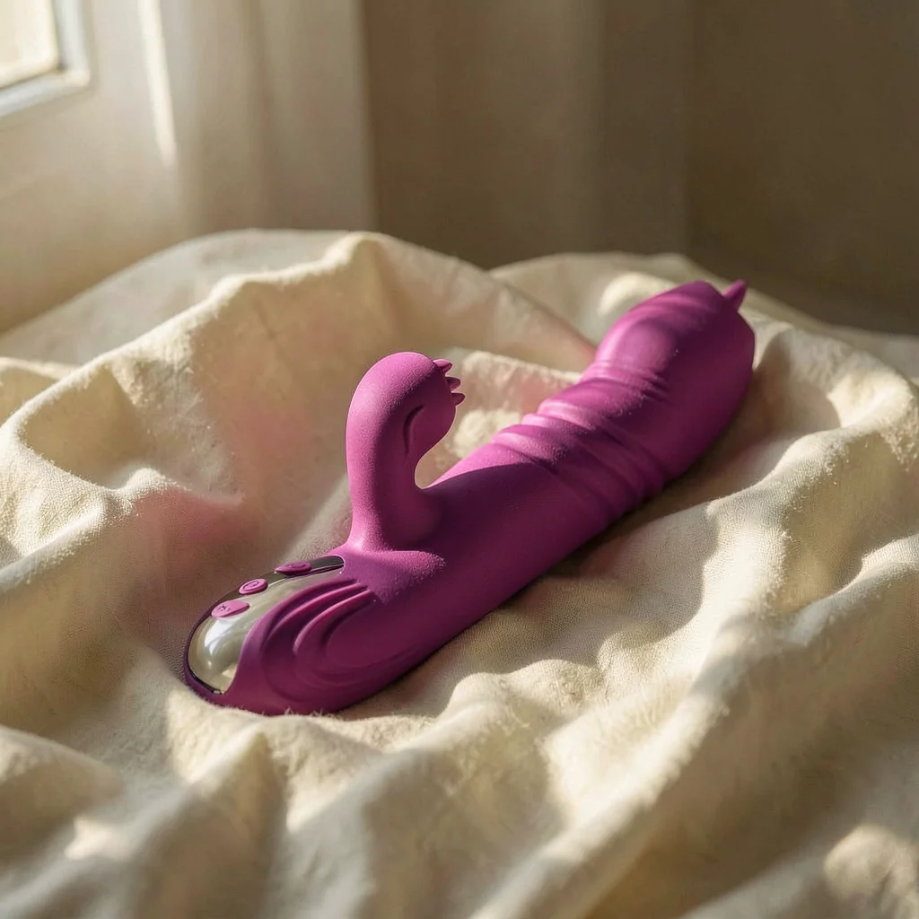Armony Fairy vibratore rabbit viola riscaldante ricaricabile