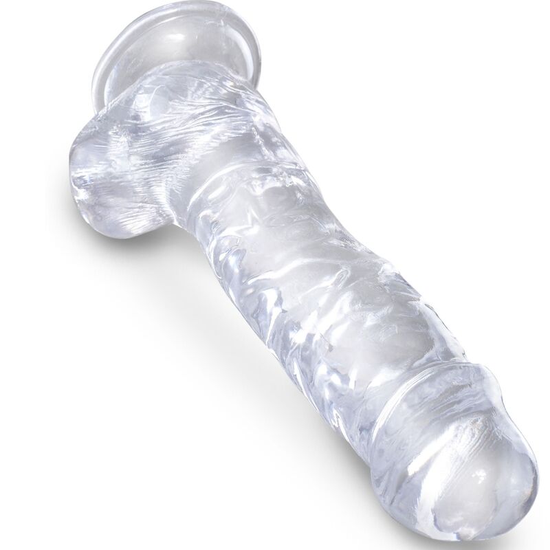Pipedream King Cock Clear dildo trasparente 16,5 cm con ventosa