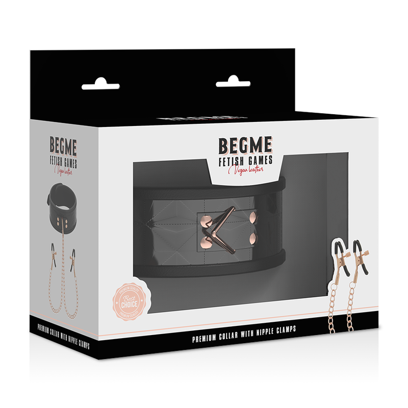 Begme Black Edition collare con morsetti regolabile