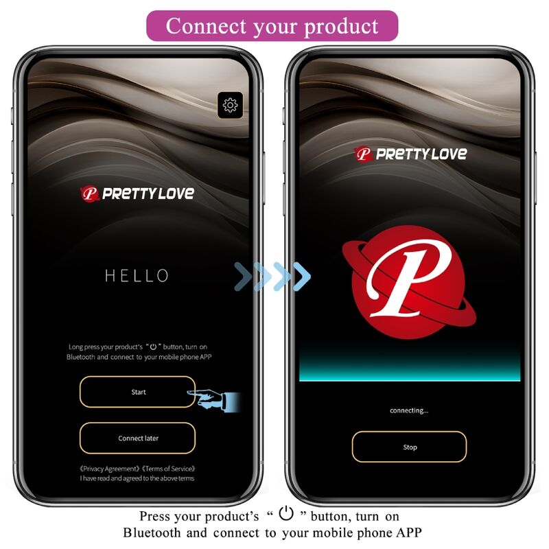 Pretty Love Jefferson plug anale vibrante con app