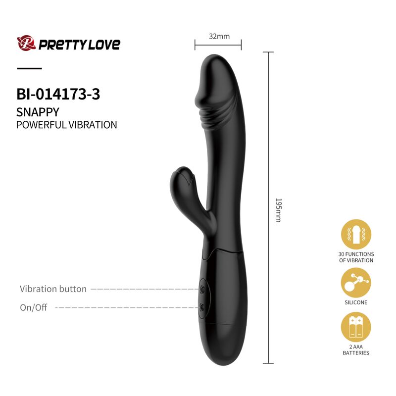 Pretty Love Kit 30° Anniversario set vibratori silicone nero
