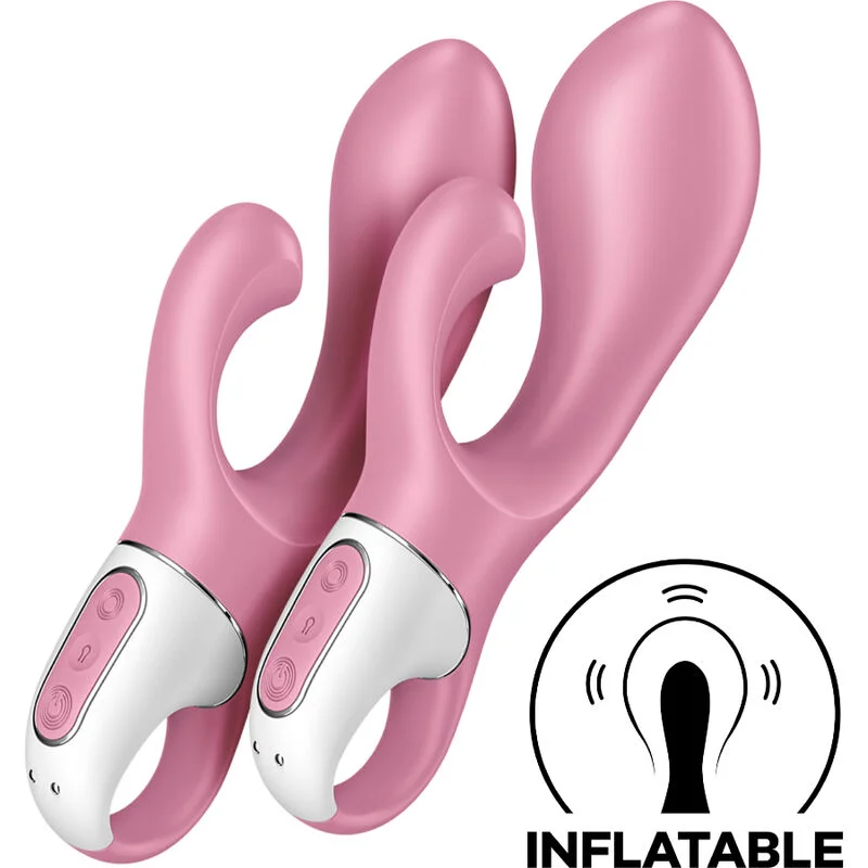 Satisfyer Air Pump Bunny 2 vibratore rabbit gonfiabile rosa
