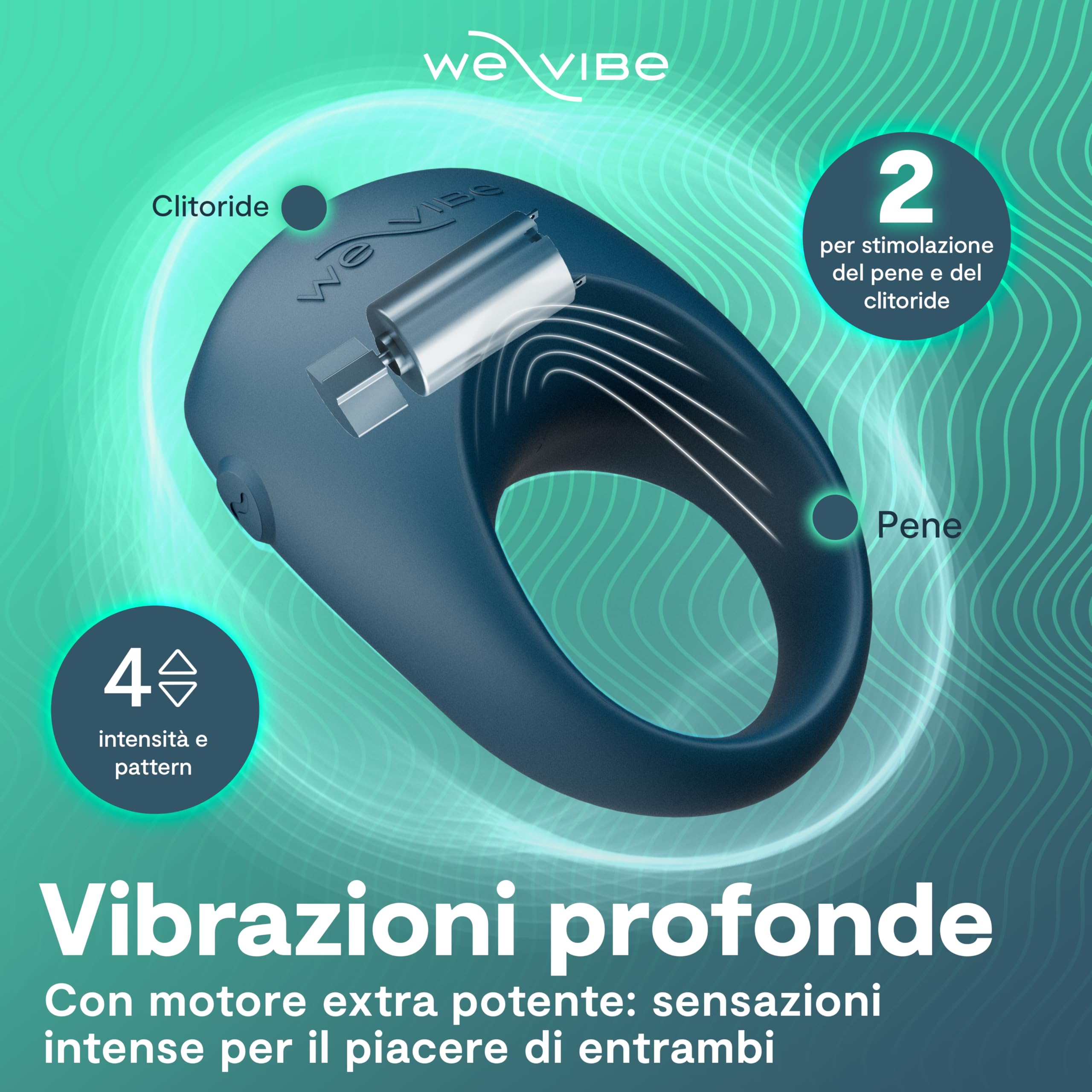 We-Vibe Pivot 2 anello vibrante 52mm per coppia