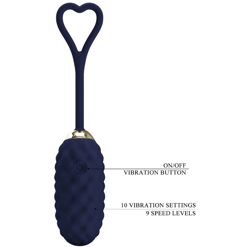 Pretty Love Vivian uovo vibrante blu telecomando