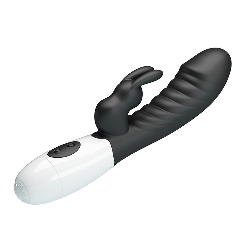 Pretty Love Naughty Bunny vibratore rabbit nero 30 modi silenzioso