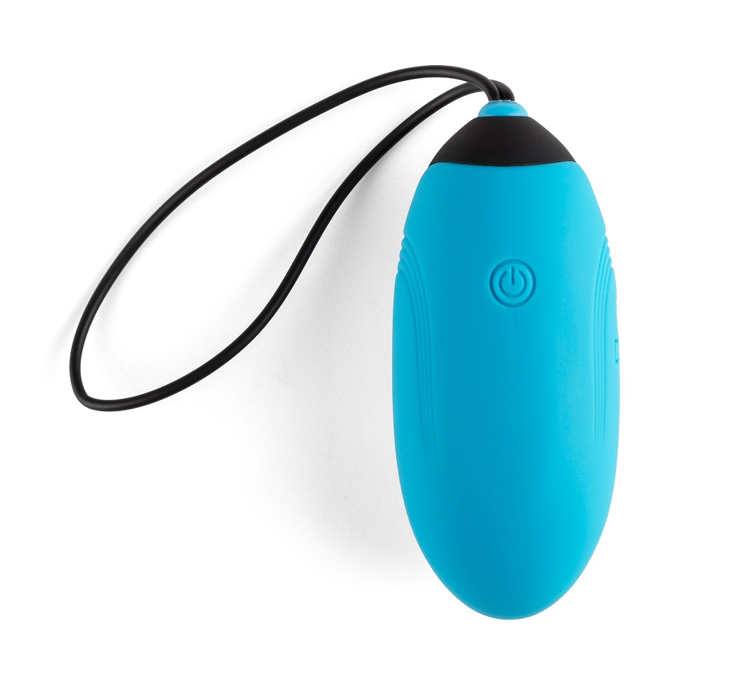 Love Hit by Virgite G5 uovo vibrante ricaricabile blu silicone