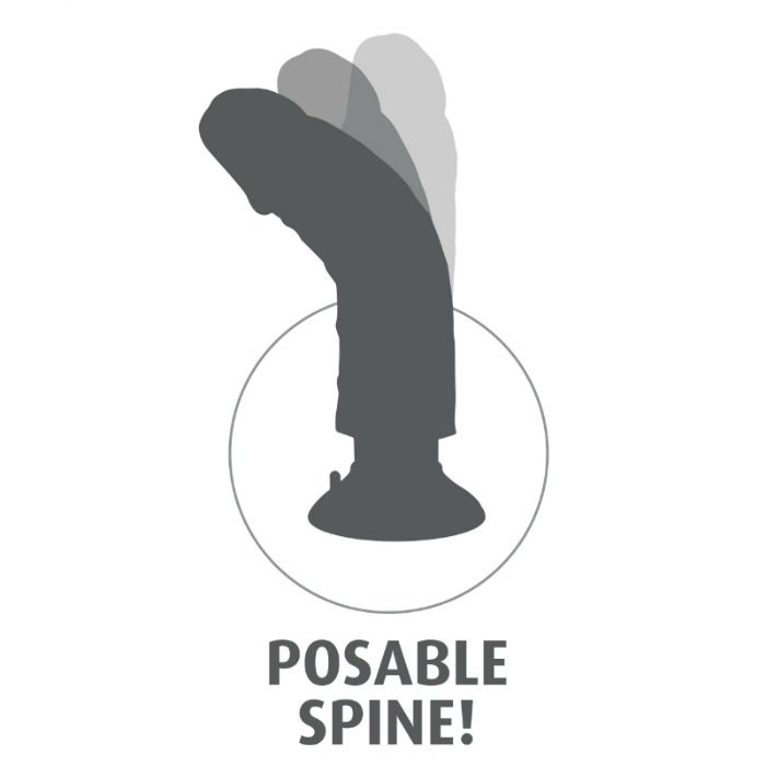 King Cock Vibrante dildo realistico naturale 17,7 cm
