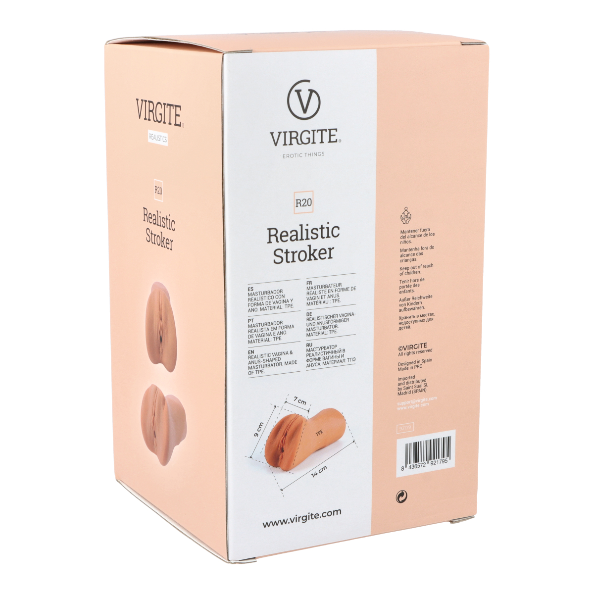 Love Hit by Virgite R20 masturbatore vaginale carne realistico
