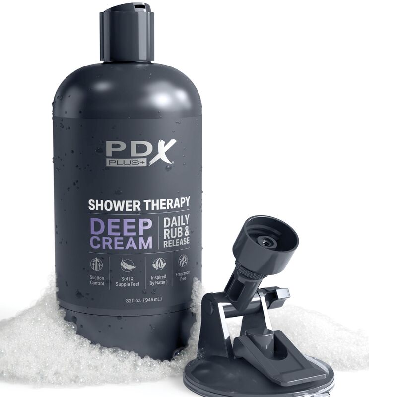 PDX Plus Shower Therapy Crema Profonda masturbatore frosted discreto