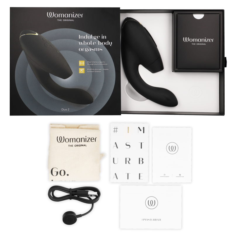 Womanizer Duo 2 succhiaclitoride nero punto G