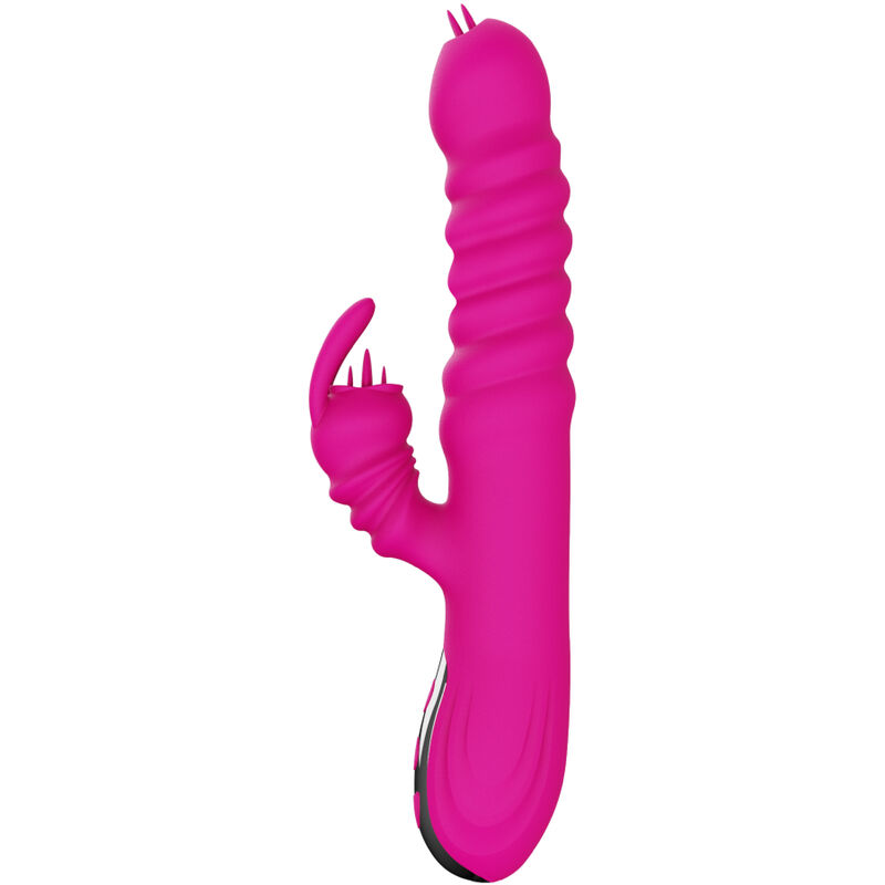 Armony Rabbit Double Tongue vibratore fucsia 23 cm riscaldante