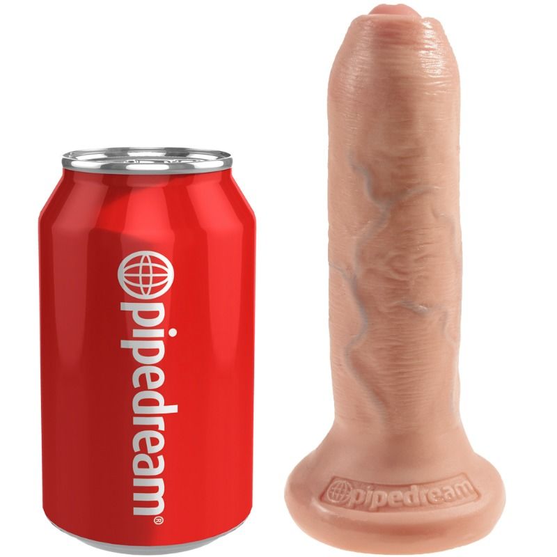 Pipedream King Cock Uncut dildo realistico 15 cm