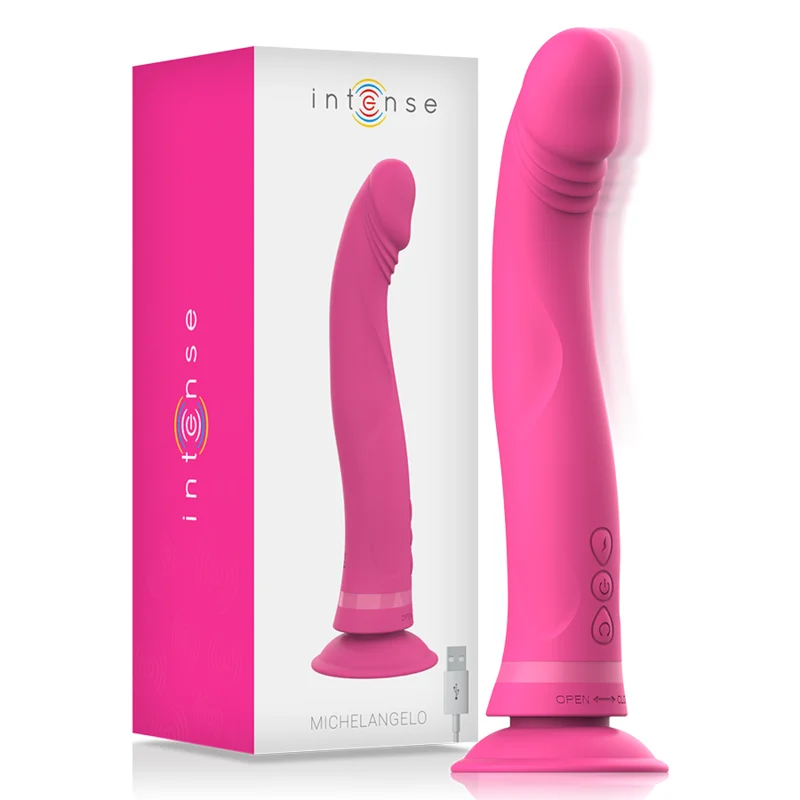 Intense Michelangelo dildo vibrante rosa doppia densità