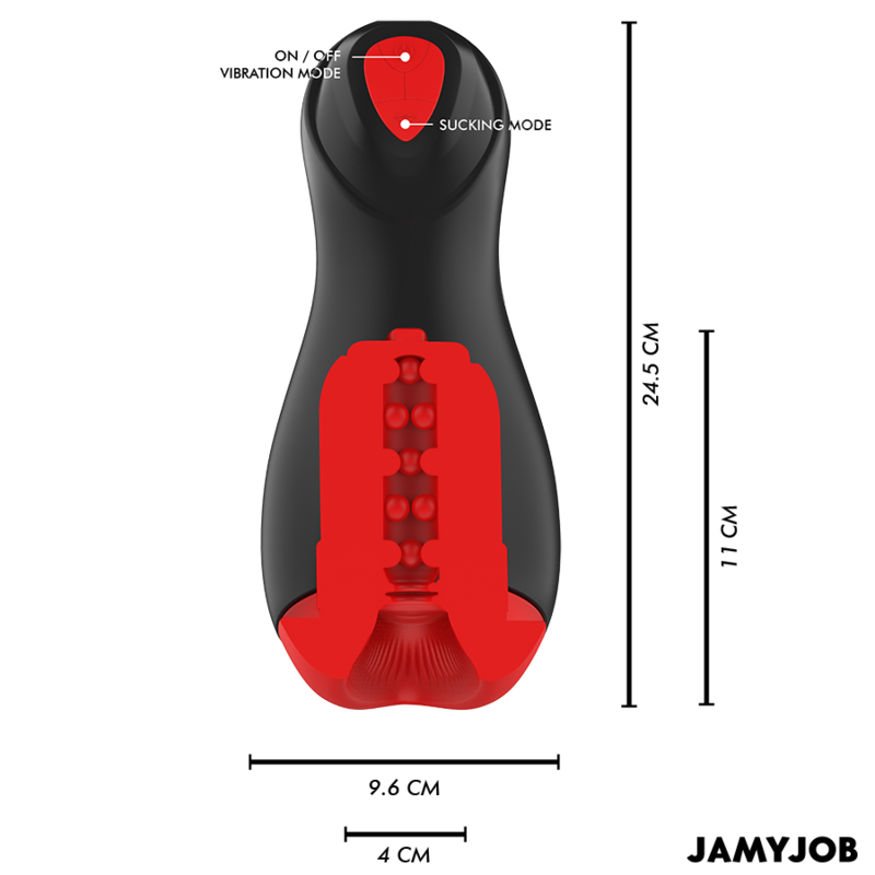 Jamyjob Core-X masturbatore aspirazione e vibrazione