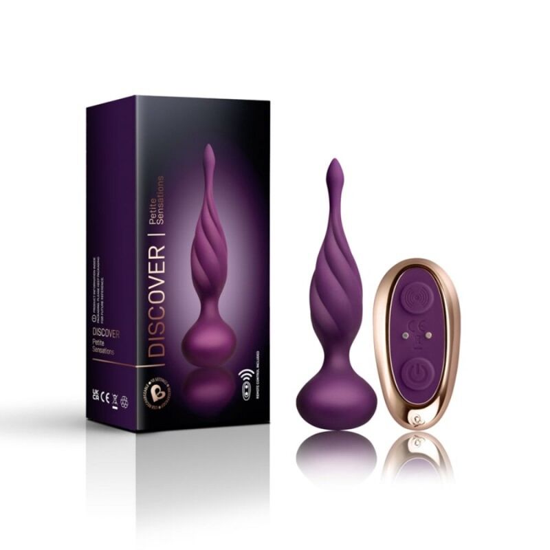 Rocks-Off Discover stimolatore clitorideo lilla con telecomando