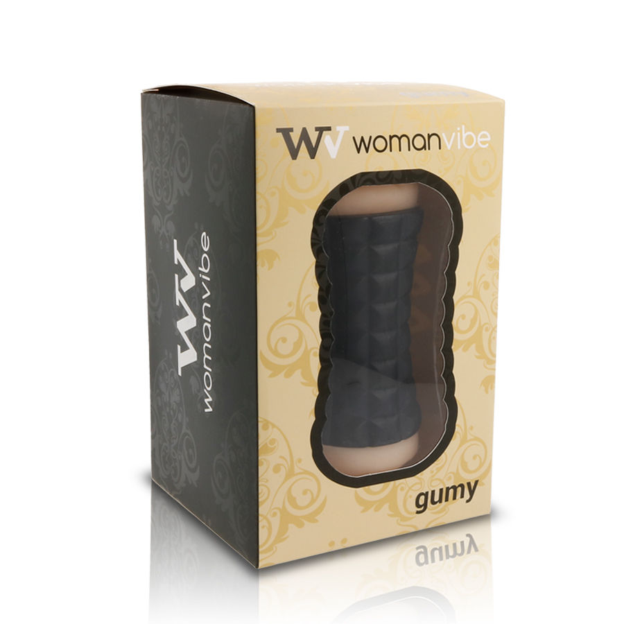 Womanvibe Gumy masturbatore doppia apertura TPR impermeabile