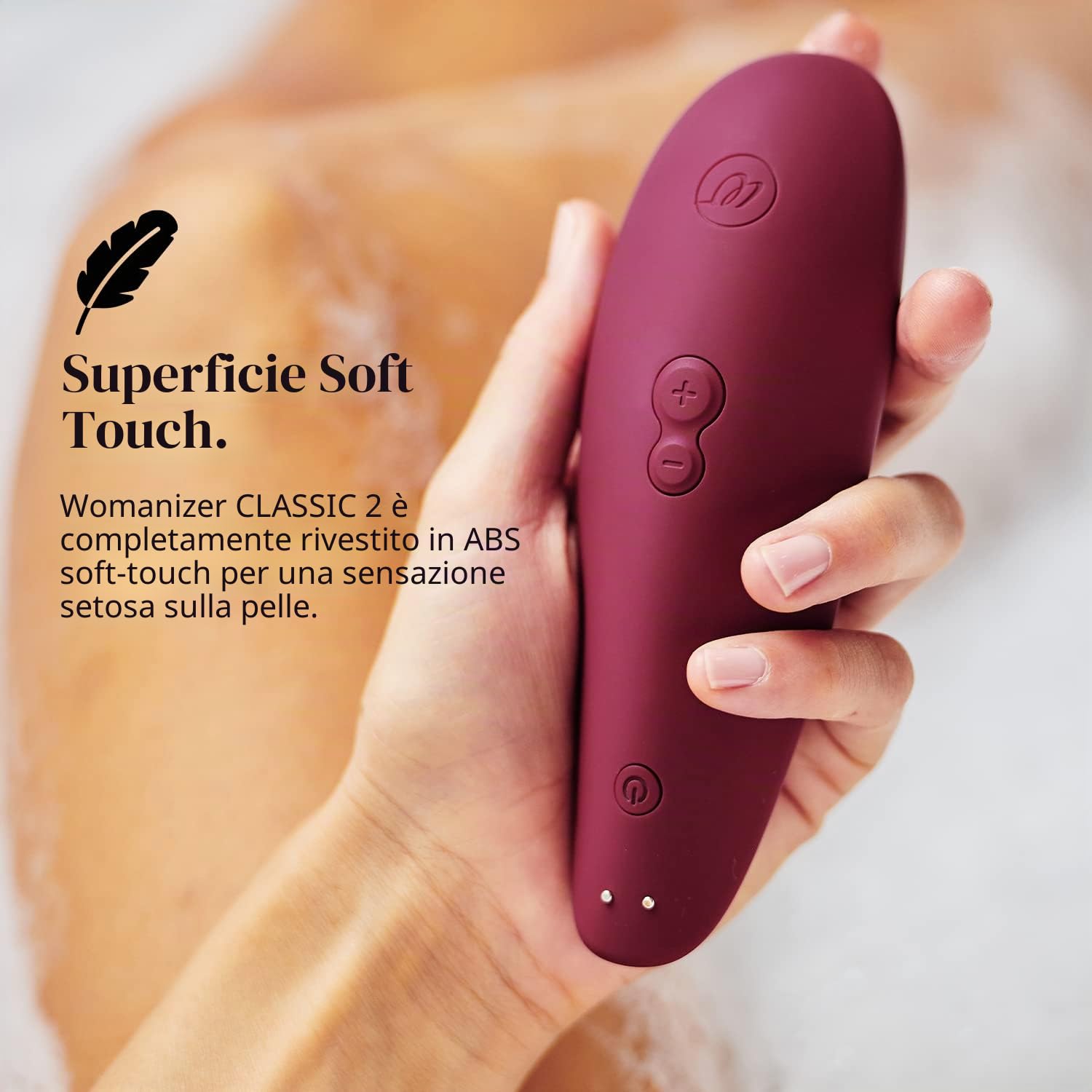 Womanizer Classic 2 succhia clitoride bordeaux 10 livelli